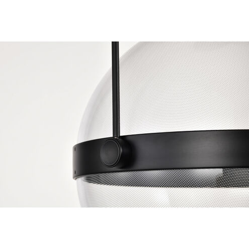 Arvada LED 16.63 inch Matte Black Pendant Ceiling Light