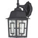 Banyan 1 Light 12 inch Textured Black Outdoor Wall Sconce