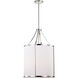 Easton 3 Light 16 inch Polished Nickel Pendant Ceiling Light