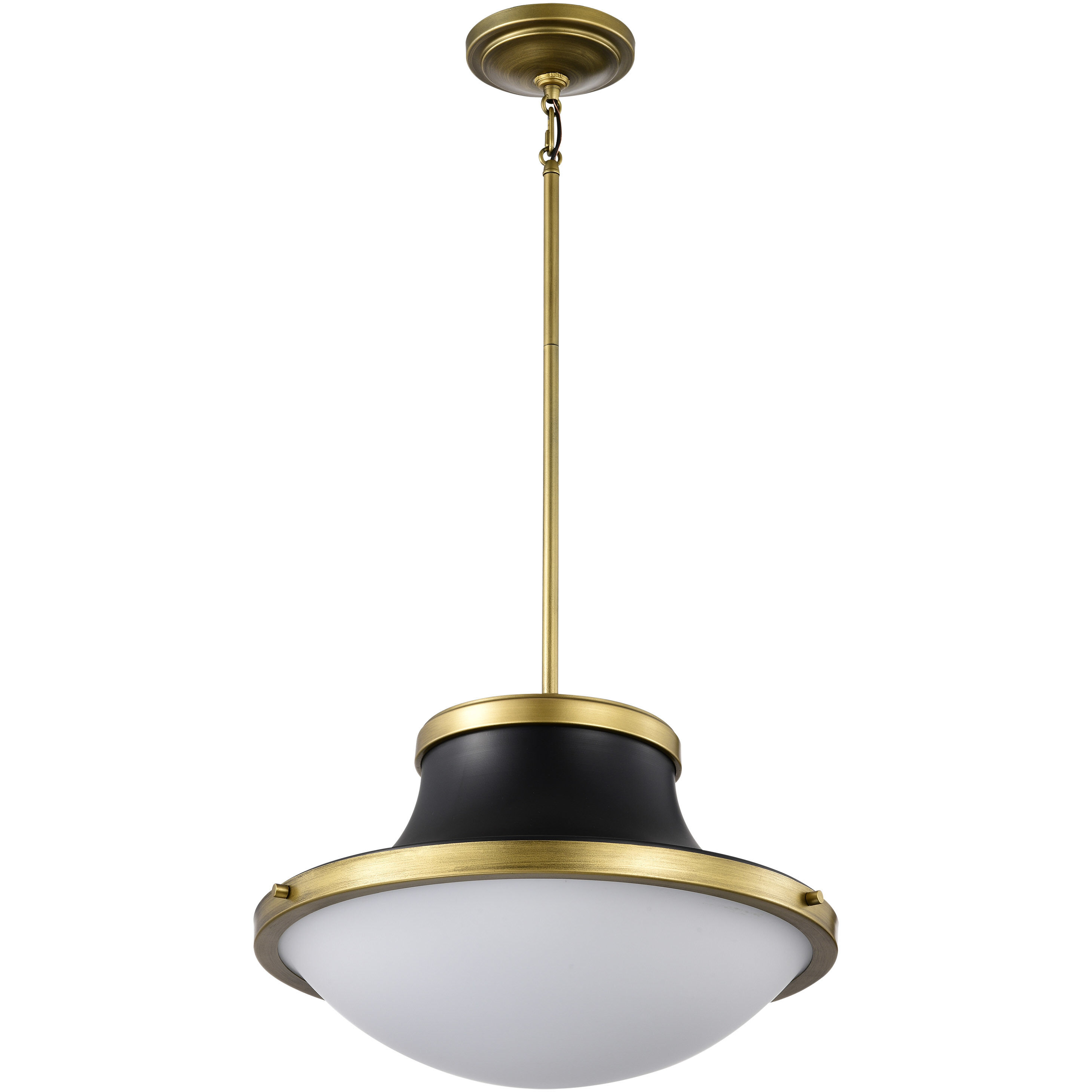 Lafayette 1 Light 18 inch Matte Black Pendant Ceiling Light