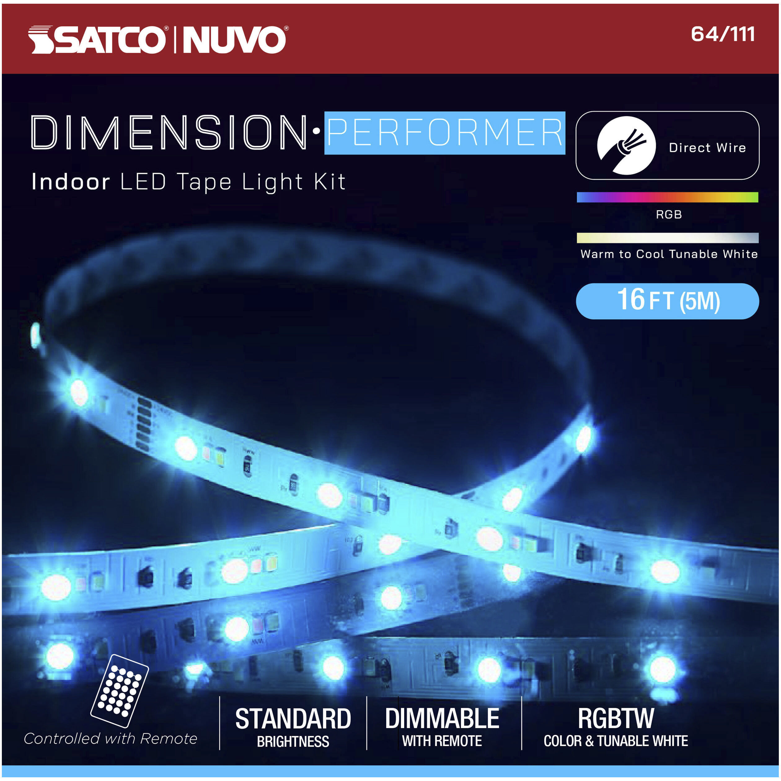 Dimension White 2700K 196.85 inch Tape Light