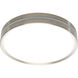Brentwood LED 11.42 inch Brushed Nickel Flush Mount with Night Light Ceiling Light