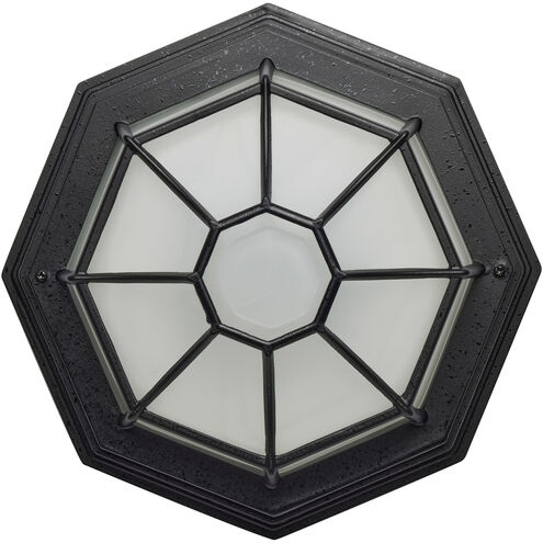 Brentwood LED 5 inch Aluminum and Frosted Outdoor Cage Fixture