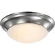 Brentwood LED 12 inch Brushed Nickel Flush Mount Ceiling Light