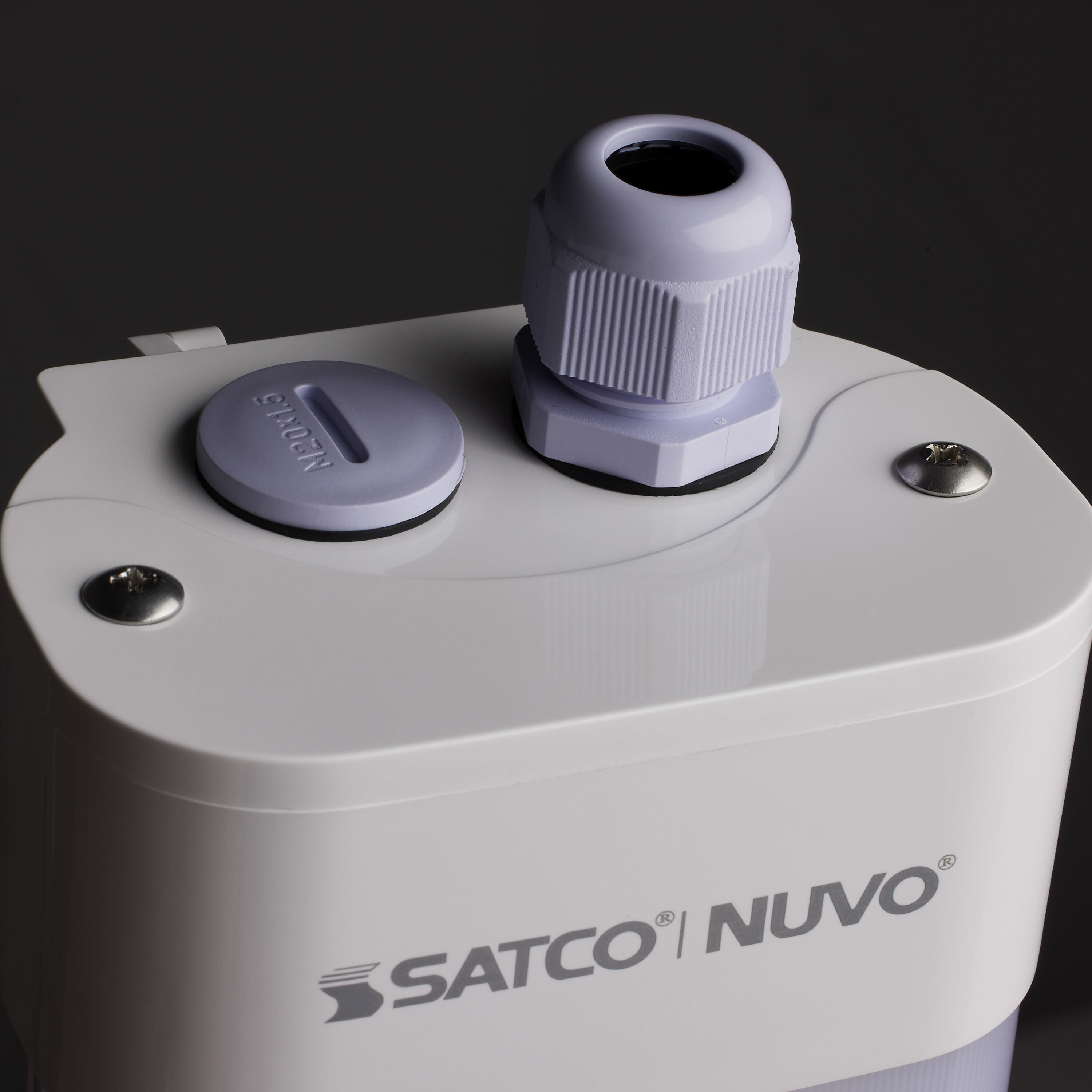 Brentwood LED 3.11 inch White and Gray Wall Pack