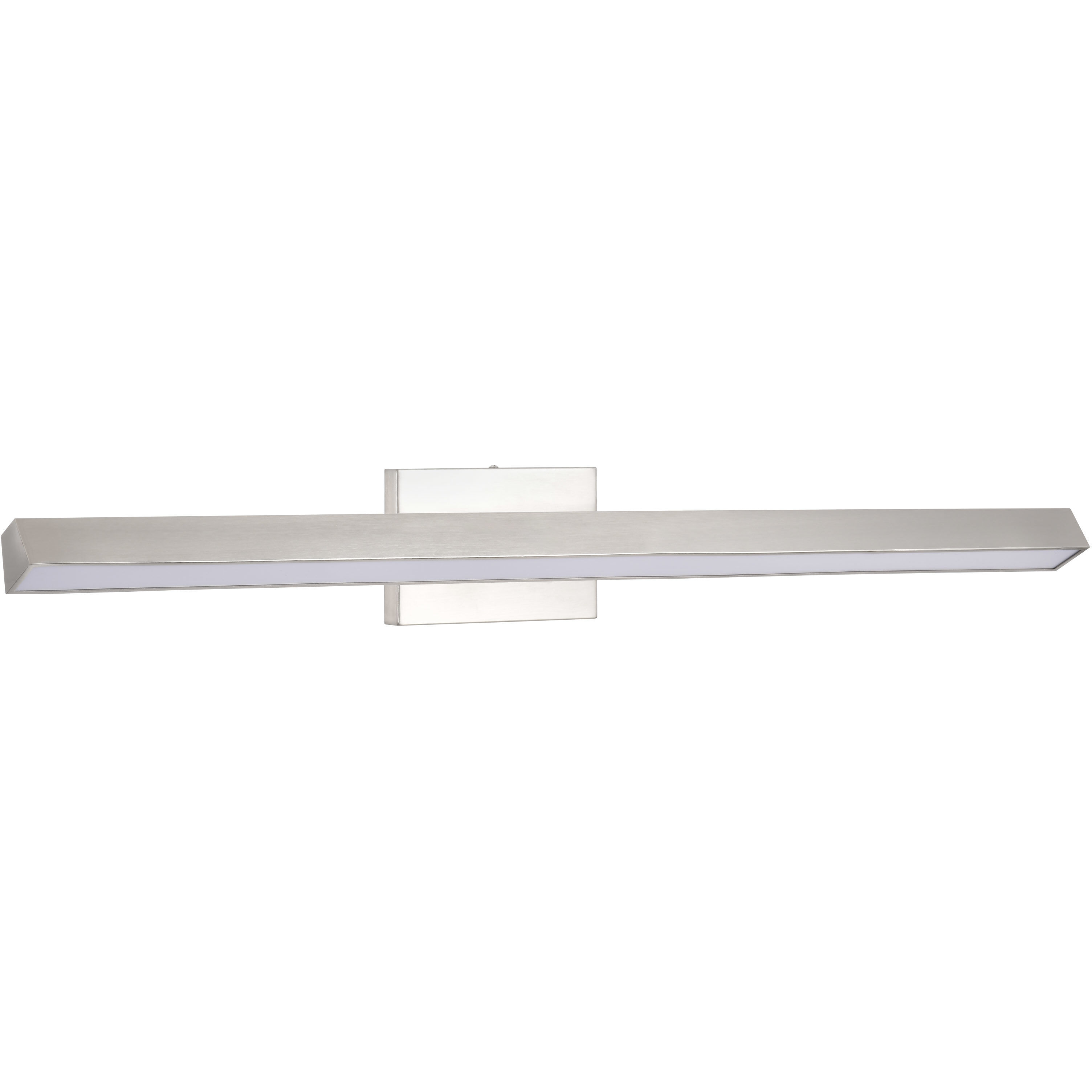 Mila LED 35.8 inch Brushed Nickel Vanity Wall Light