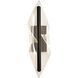 Geneva LED 6.75 inch Matte Black Vanity Light Wall Light