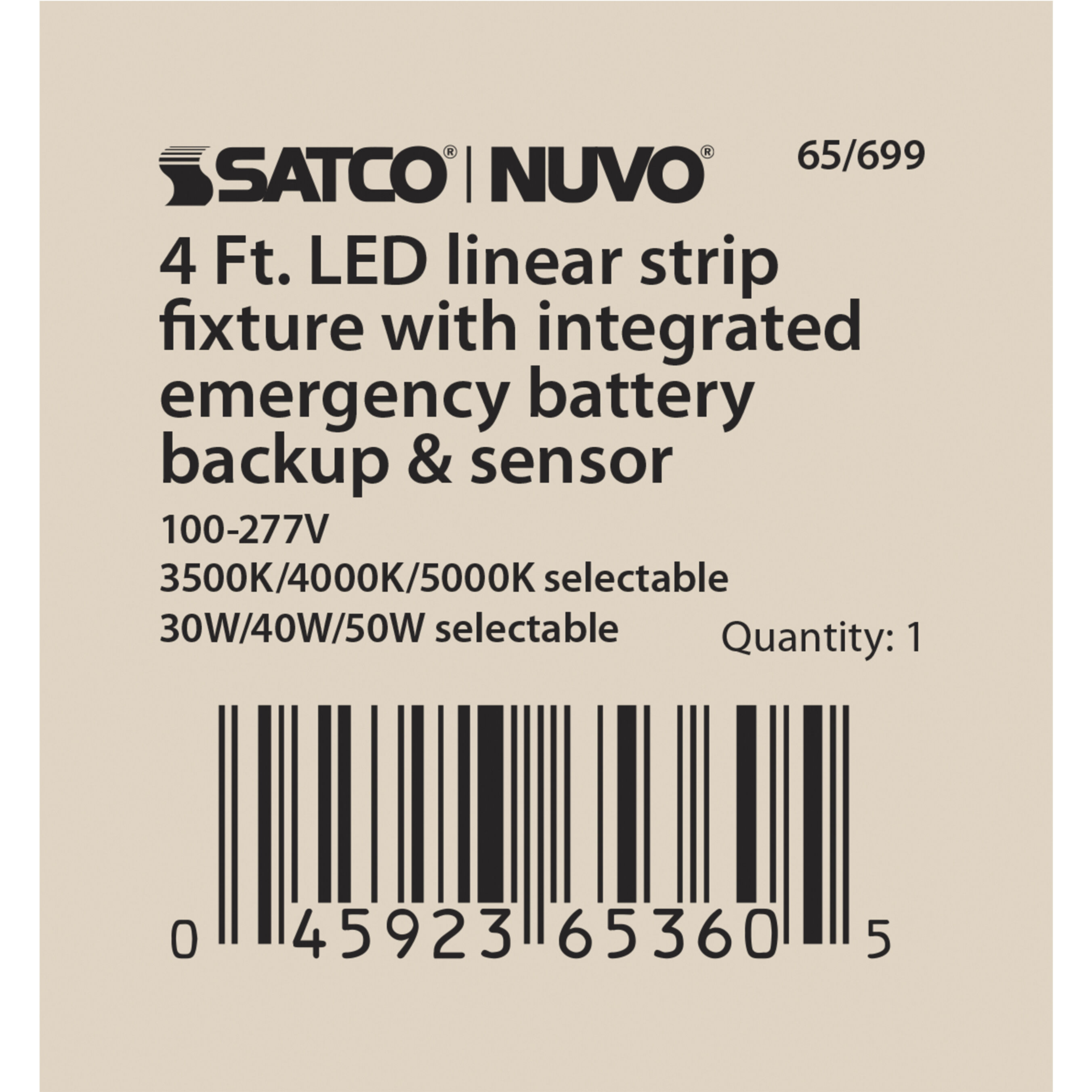 Brentwood LED 3 inch White Linear Strip Ceiling Light