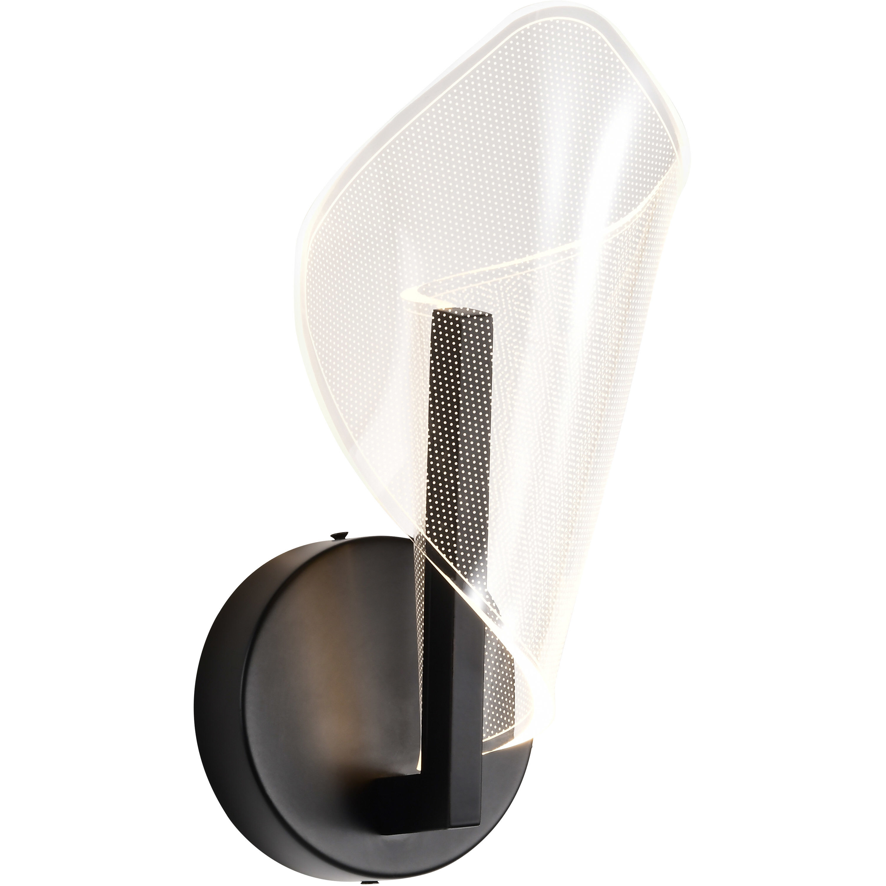 Sedona LED 5.13 inch Matte Black Vanity Light Wall Light