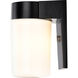 Brentwood 1 Light 8 inch Black Outdoor Wall Mount