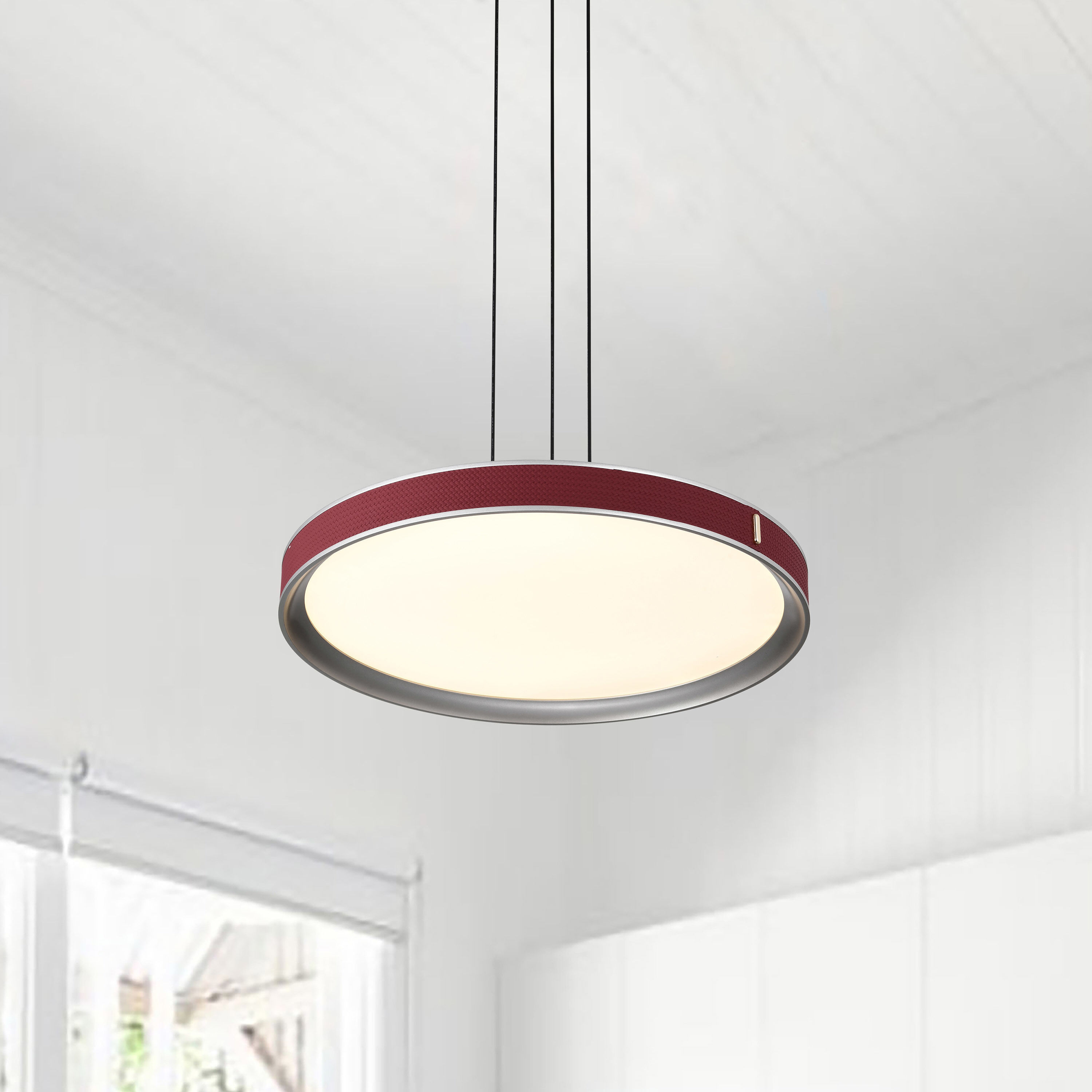 Bandon LED 19.5 inch Gray Pendant Ceiling Light