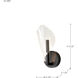 Sedona LED 5.13 inch Matte Black Vanity Light Wall Light