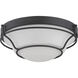 Baker LED 13 inch Aged Bronze Flush Mount Ceiling Light