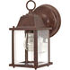 Brentwood 1 Light 9 inch Old Bronze Outdoor Wall Fixture