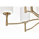 Liam 30 inch Burnished Brass Chandelier Ceiling Light