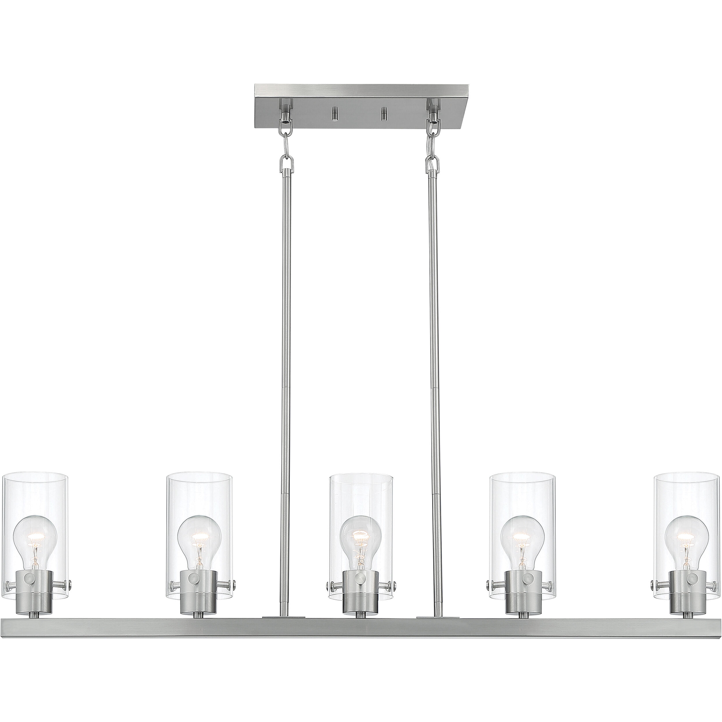 Sommerset 5 Light 4.5 inch Brushed Nickel Pendant Ceiling Light