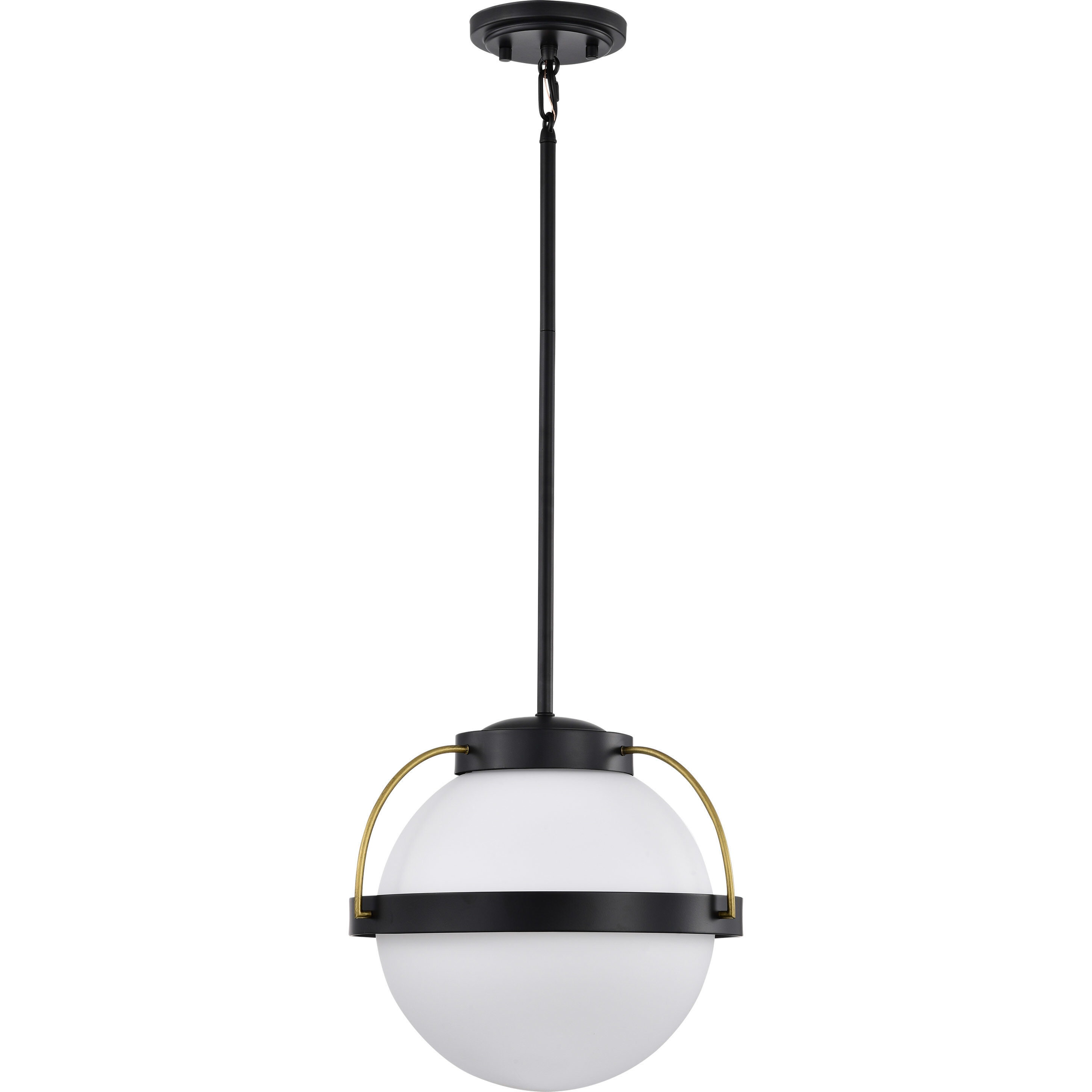 Lakeshore 1 Light 18 inch Matte Black Pendant Ceiling Light