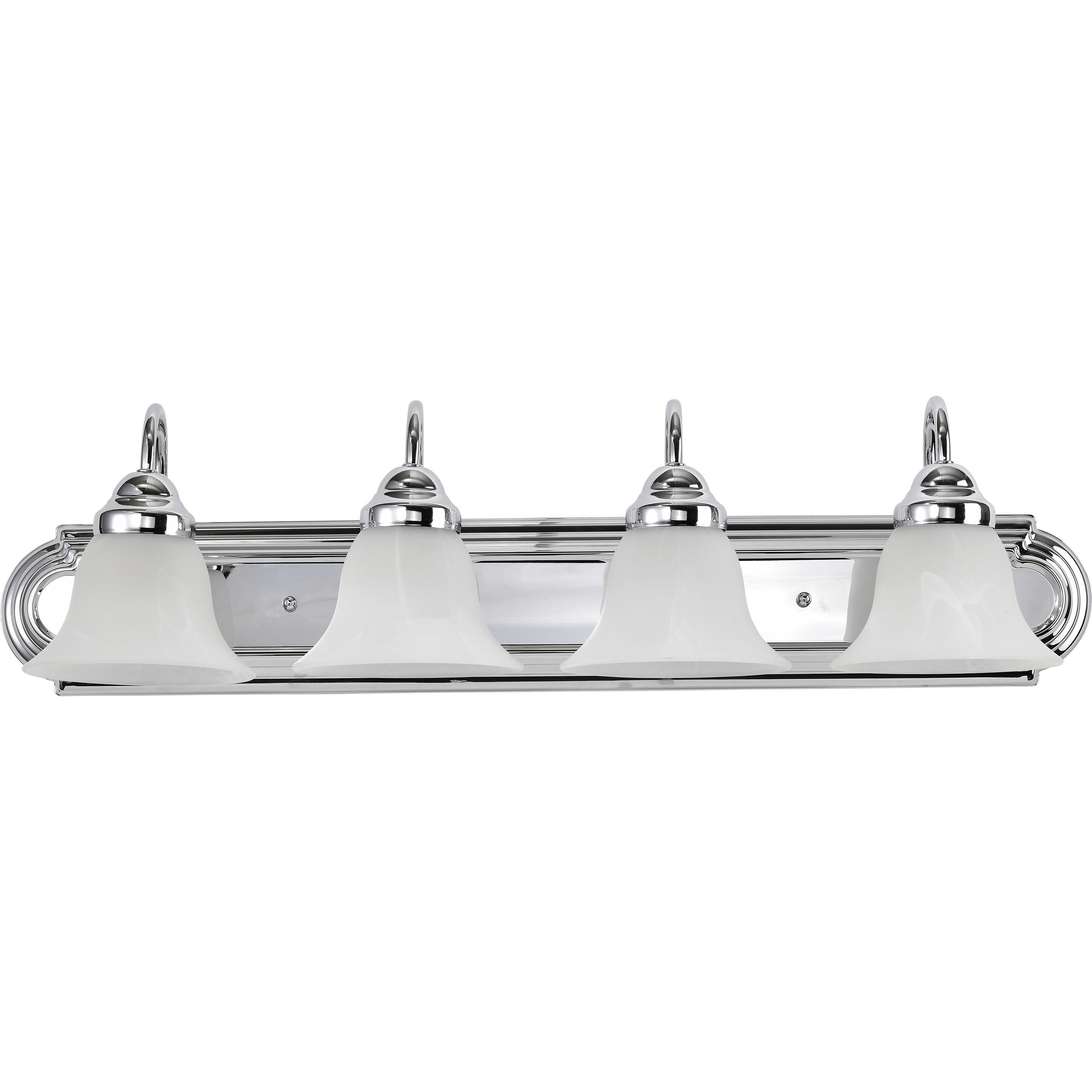 Ballerina 4 Light 30 inch Polished Chrome Vanity Light Wall Light