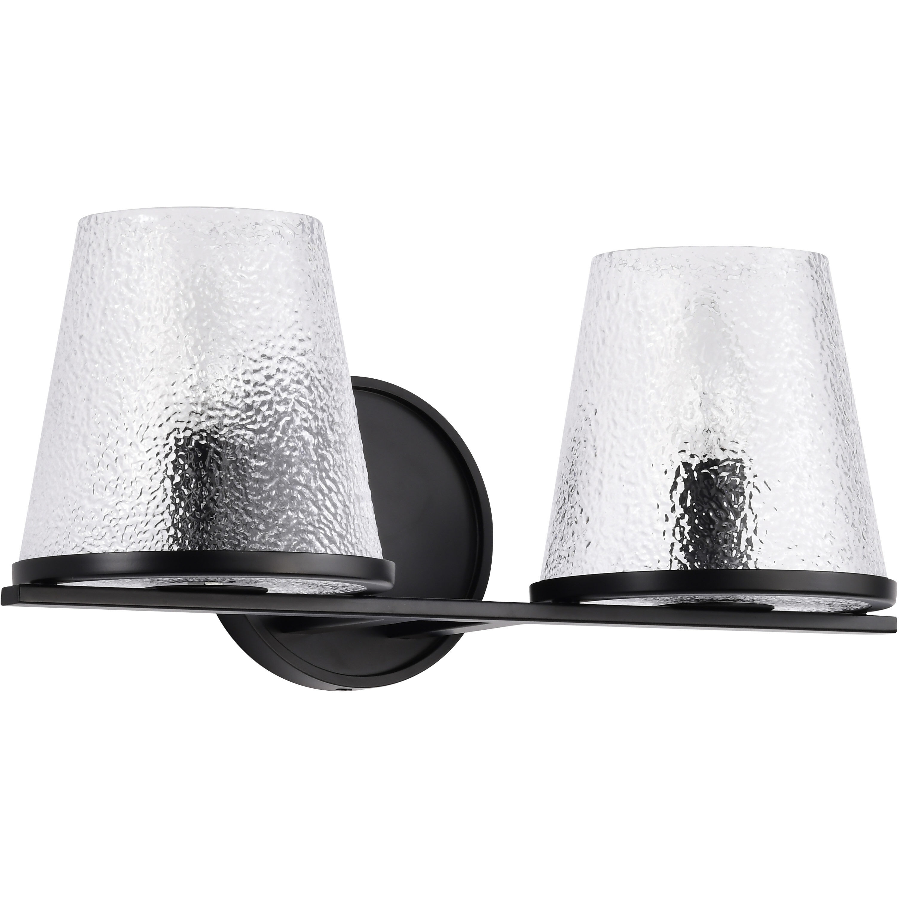 Valentine 16 inch Black Vanity Wall Light