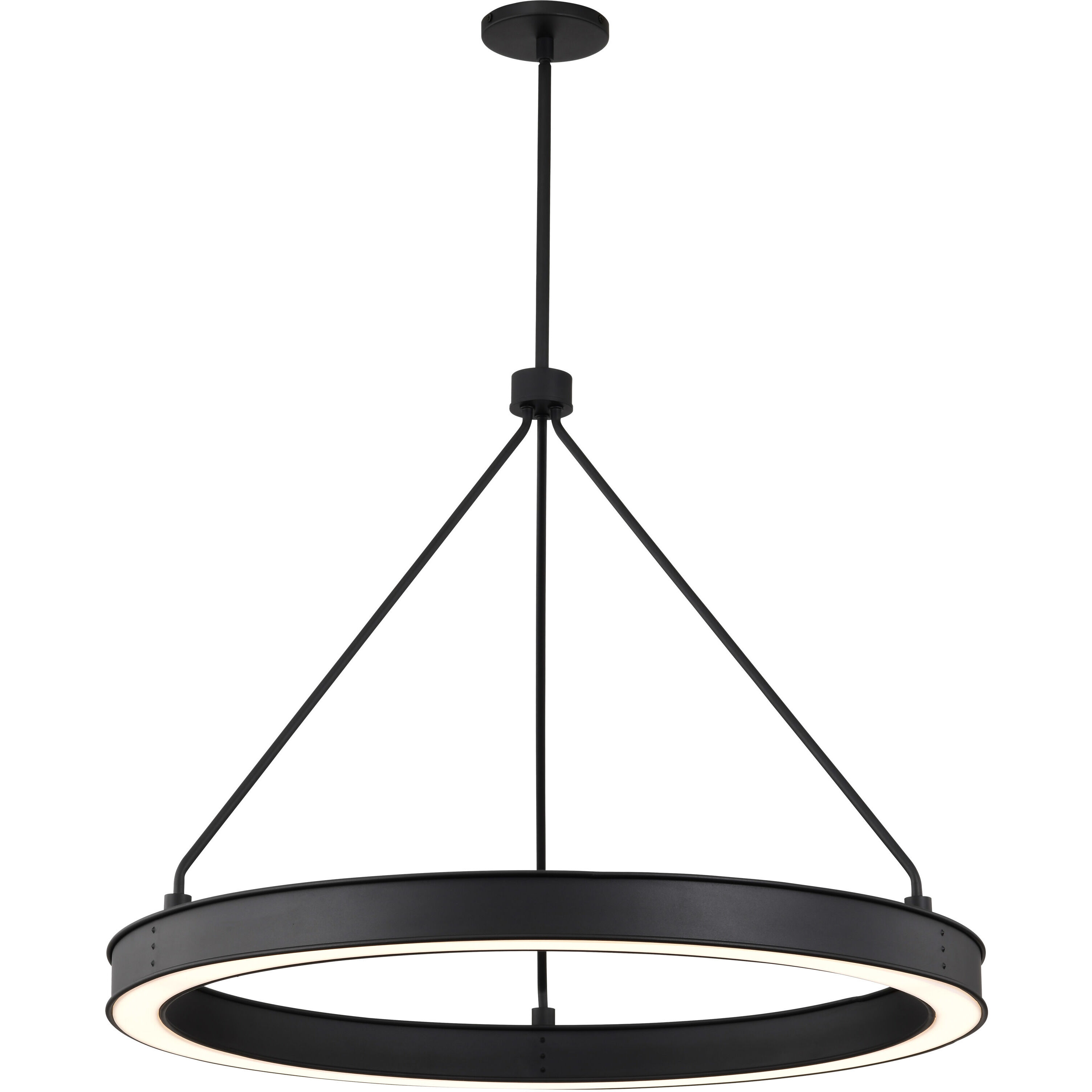 Longford LED 30 inch Textured Black Pendant Ceiling Light