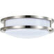 Brentwood LED 10 inch Brushed Nickel Flush Mount Ceiling Light