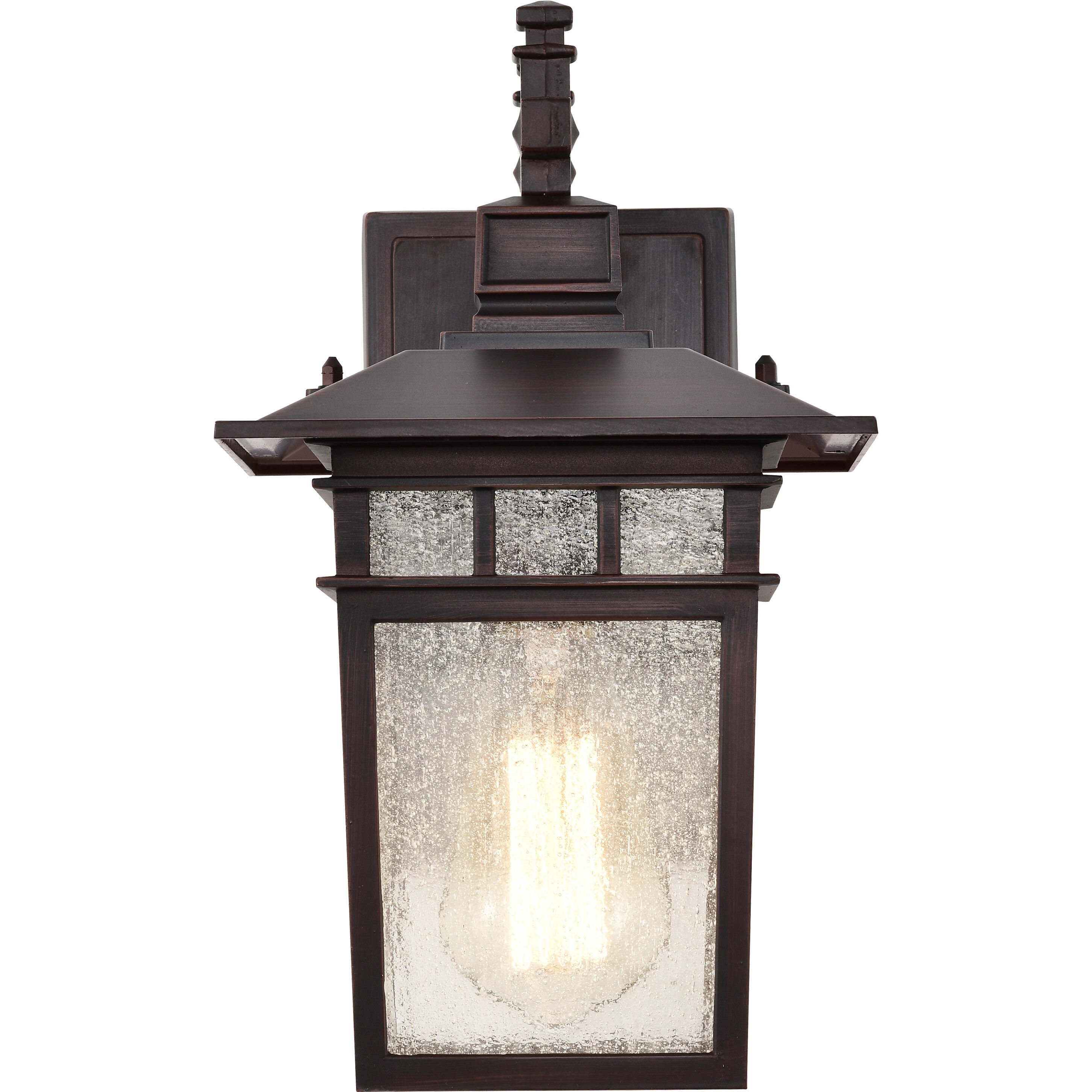Cove Neck 1 Light 12 inch Rustic Bronze Outdoor Wall Lantern