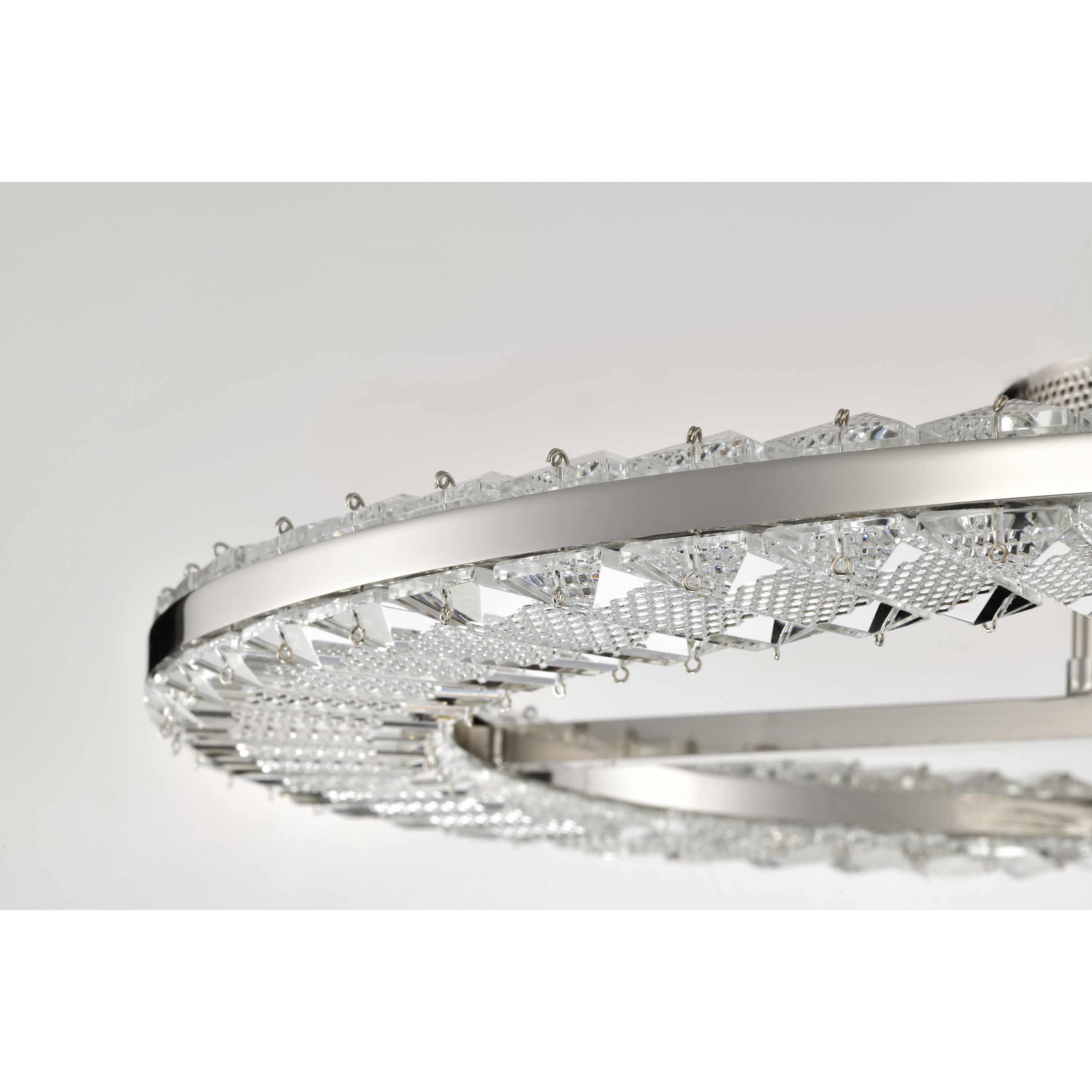 Nova LED 22.88 inch Polished Nickel Flush Mount Ceiling Light