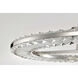 Nova LED 22.88 inch Polished Nickel Flush Mount Ceiling Light