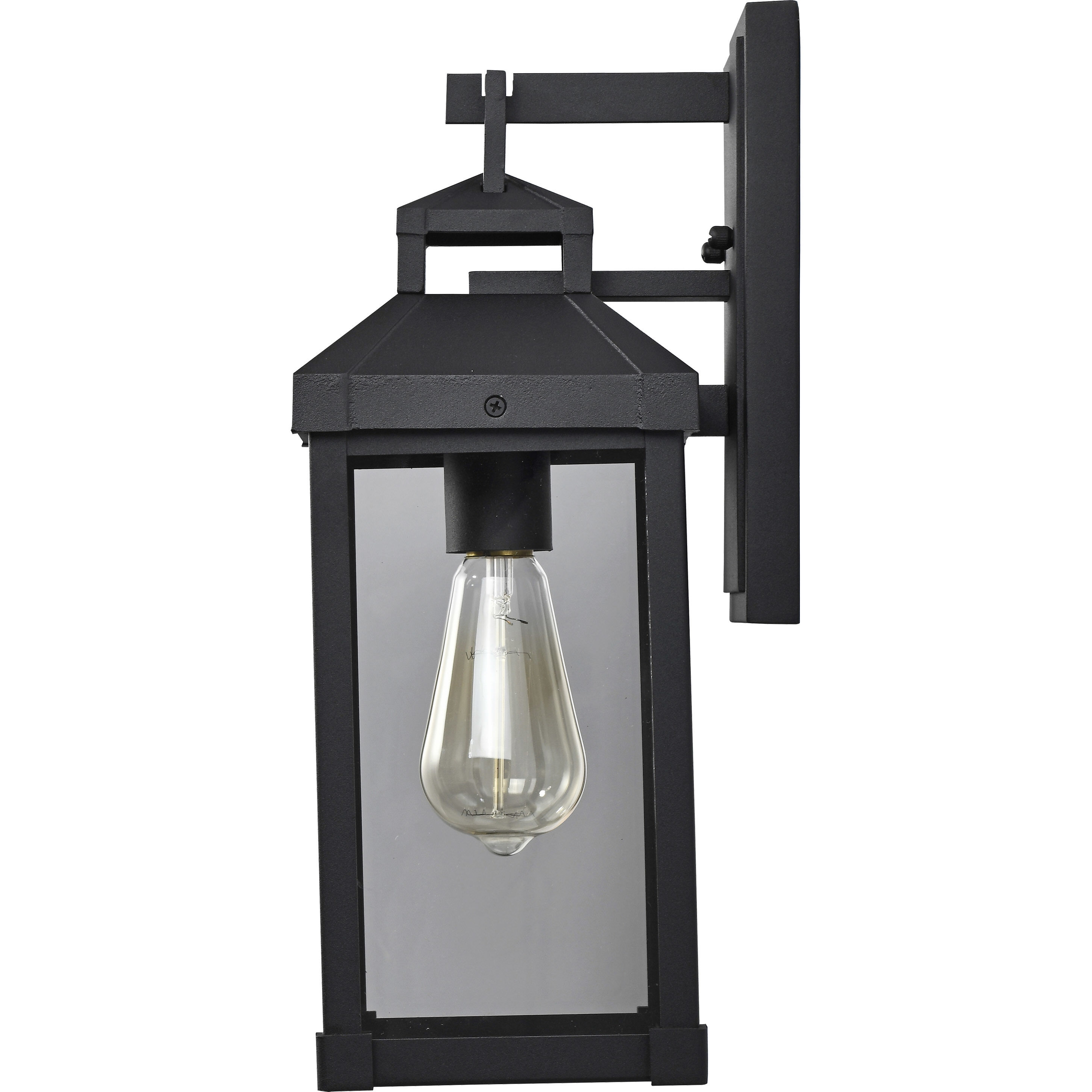 Corning 1 Light 16 inch Matte Black Outdoor Wall Sconce