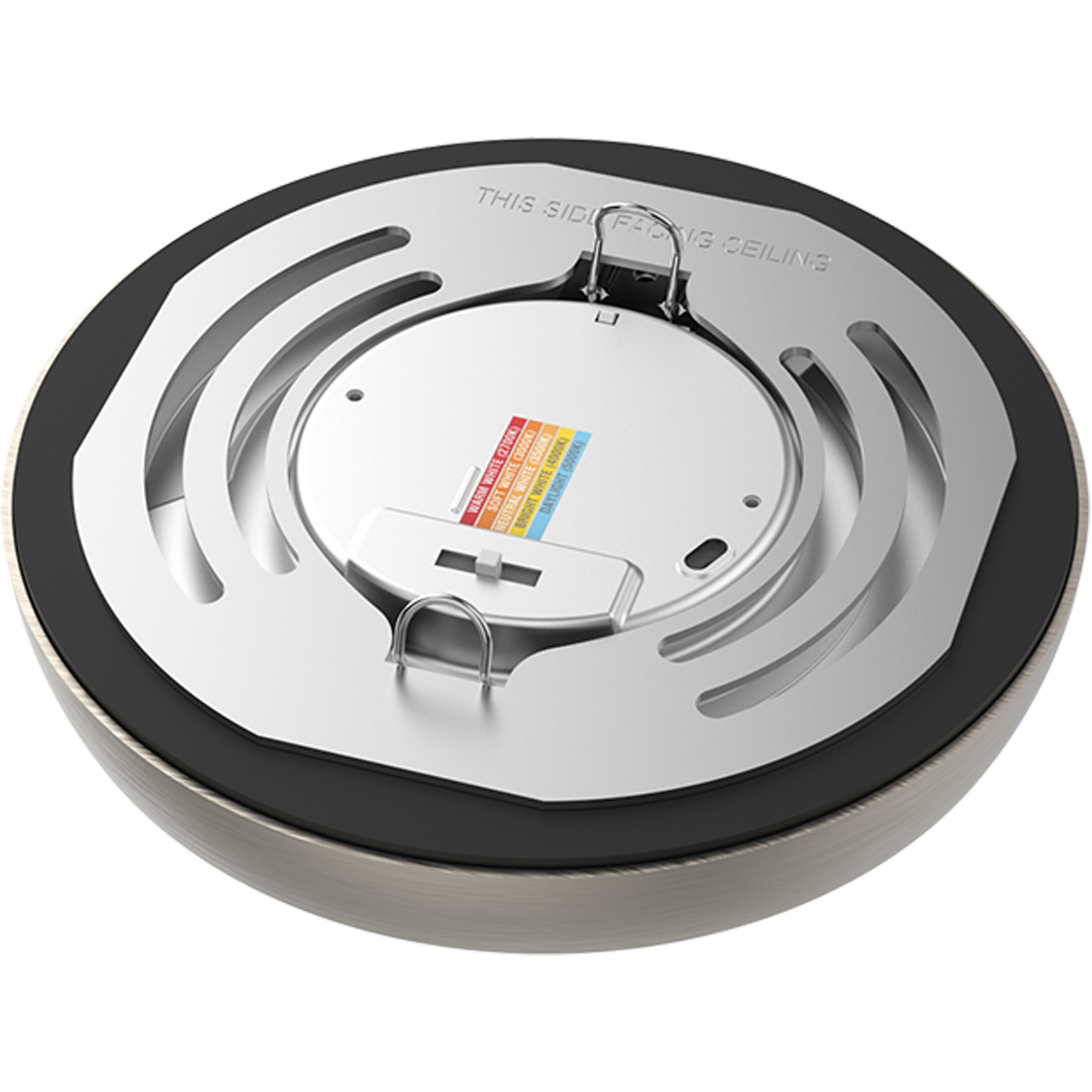 Blink LED 5 inch Brushed Nickel Edge Lit Ceiling Light