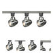 Brentwood 3 Light 120V Brushed Nickel Track Kit Ceiling Light