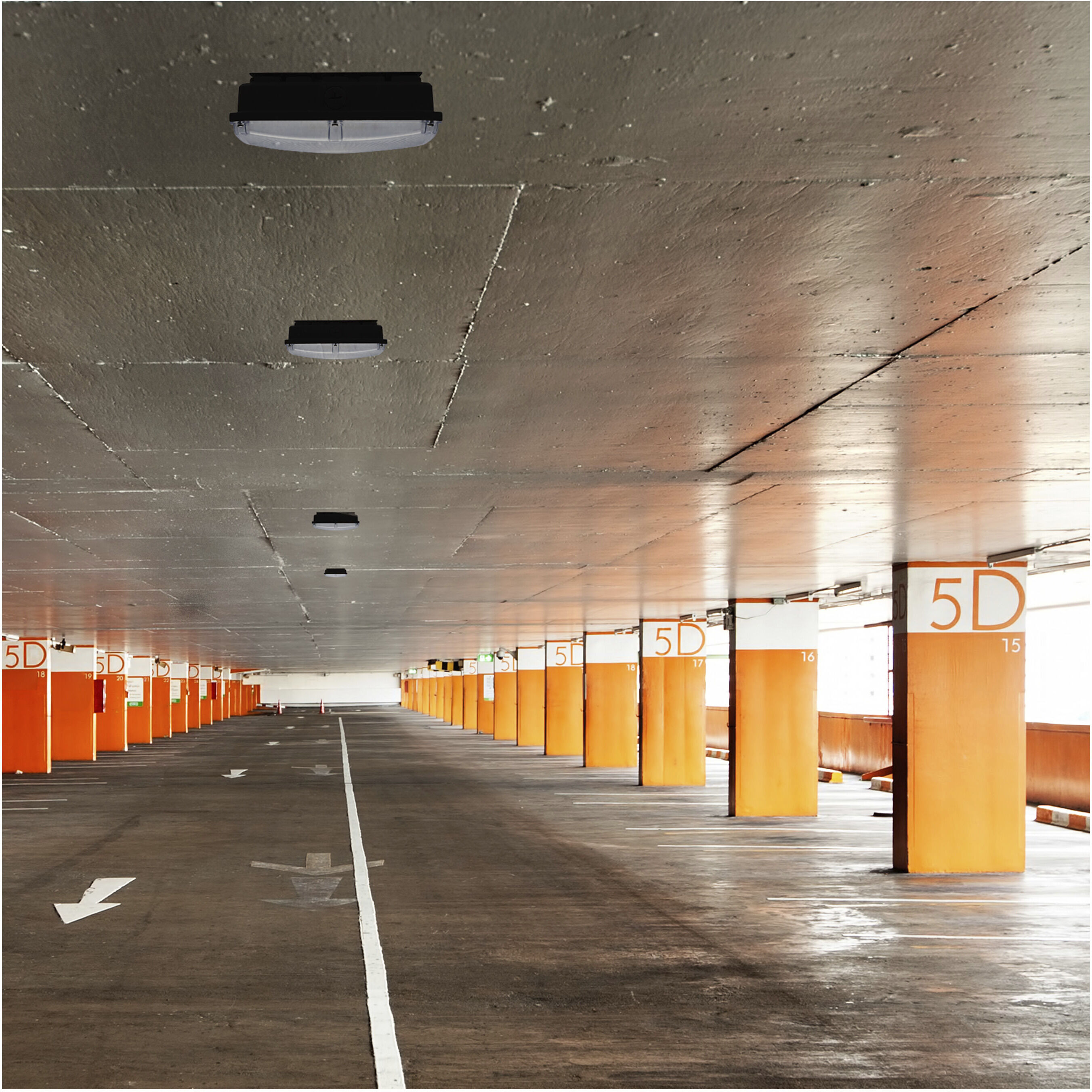 ColorQuick LED 8.5 inch Bronze Flush Mount Ceiling Light