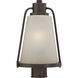 Tolland LED 15.25 inch Mahogany Bronze Post Light