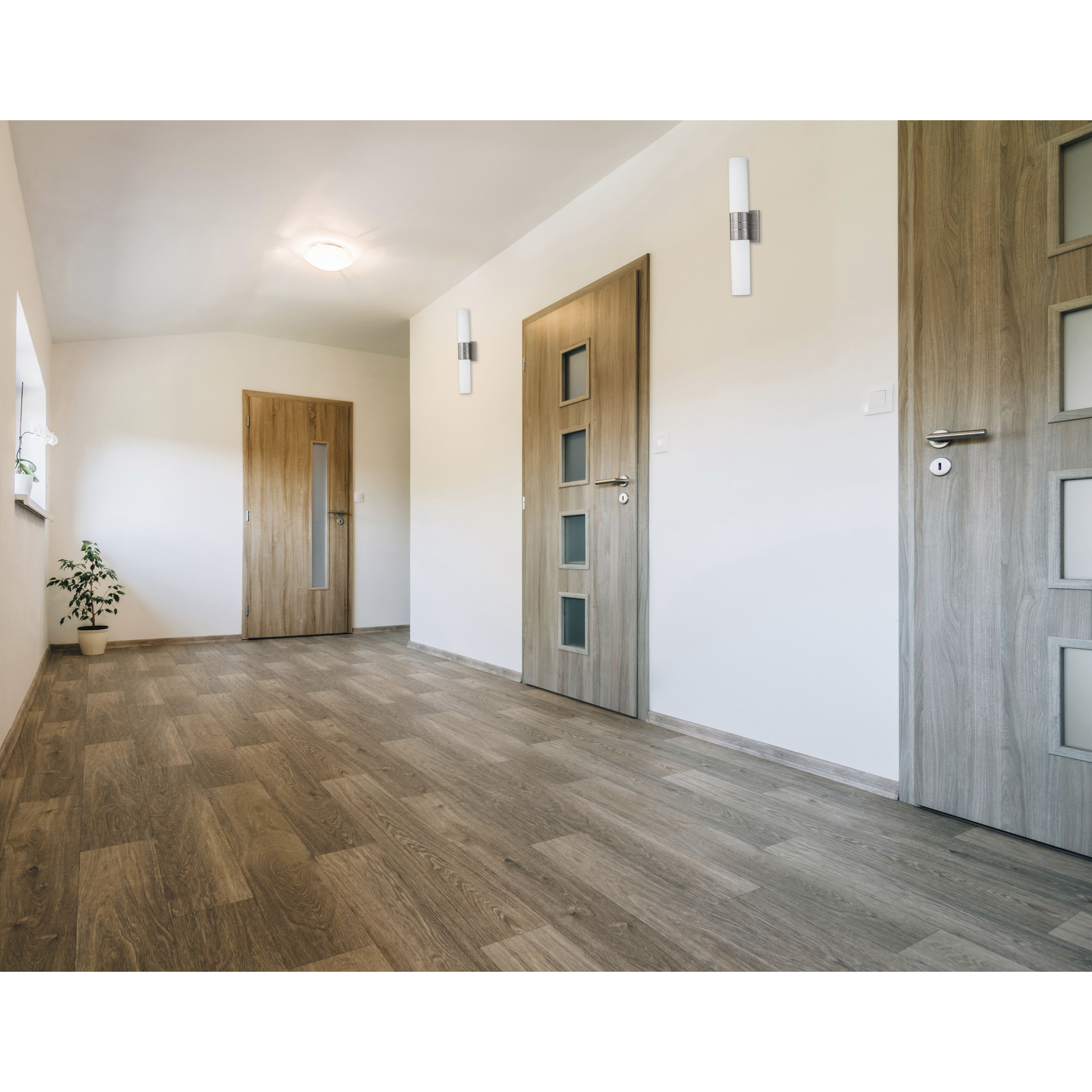 Link 2 Light 5 inch Brushed Nickel ADA Wall Sconce Wall Light