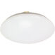 Crispo 1 Light 12 inch White Flush Mount Ceiling Light