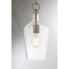 Hartley 1 Light 7 inch Antique Copper and Clear Pendant Ceiling Light