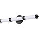 Kagen LED 25.58 inch Matte Black Bath Vanity Light Wall Light