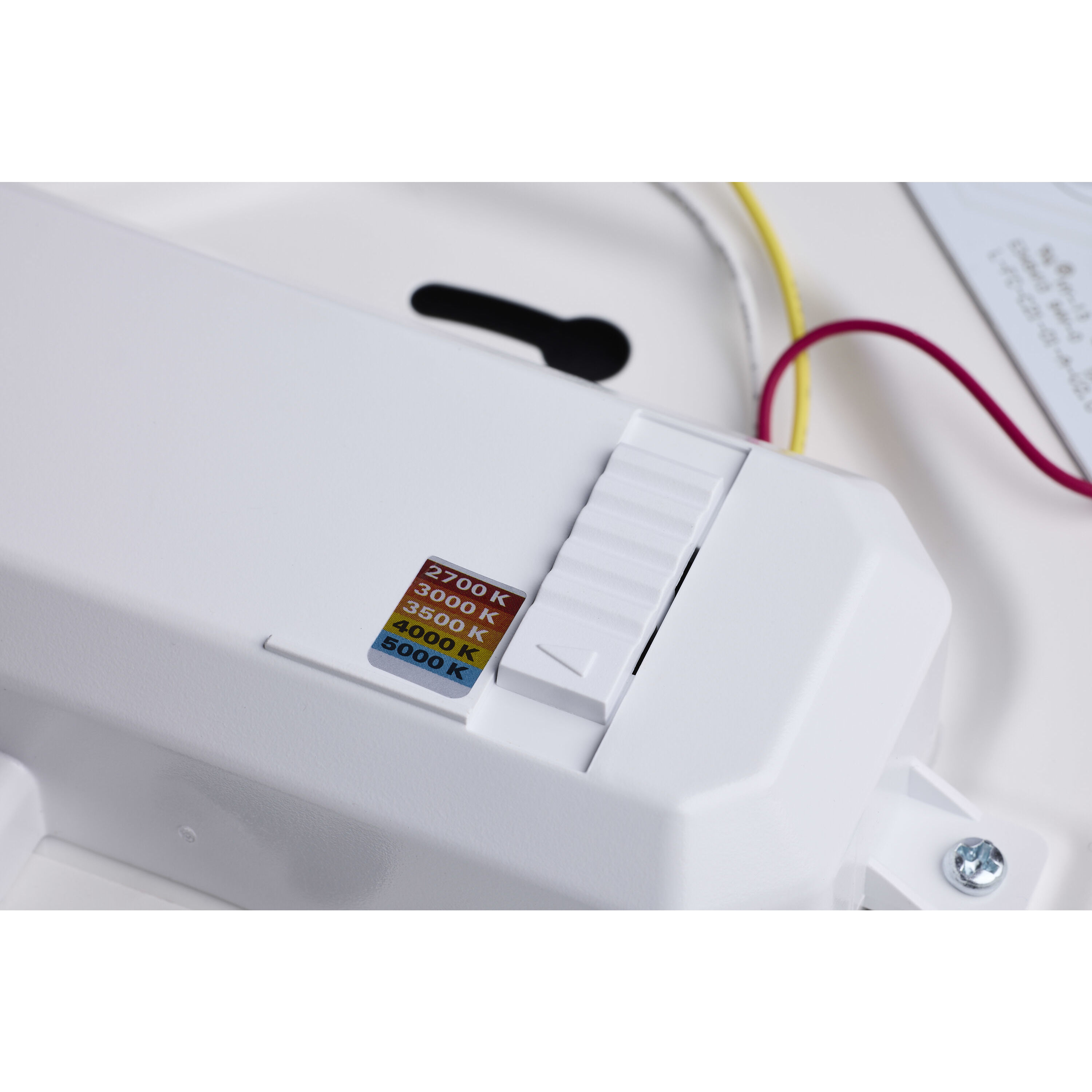 ColorQuick LED 13.98 inch White Flush Mount Ceiling Light