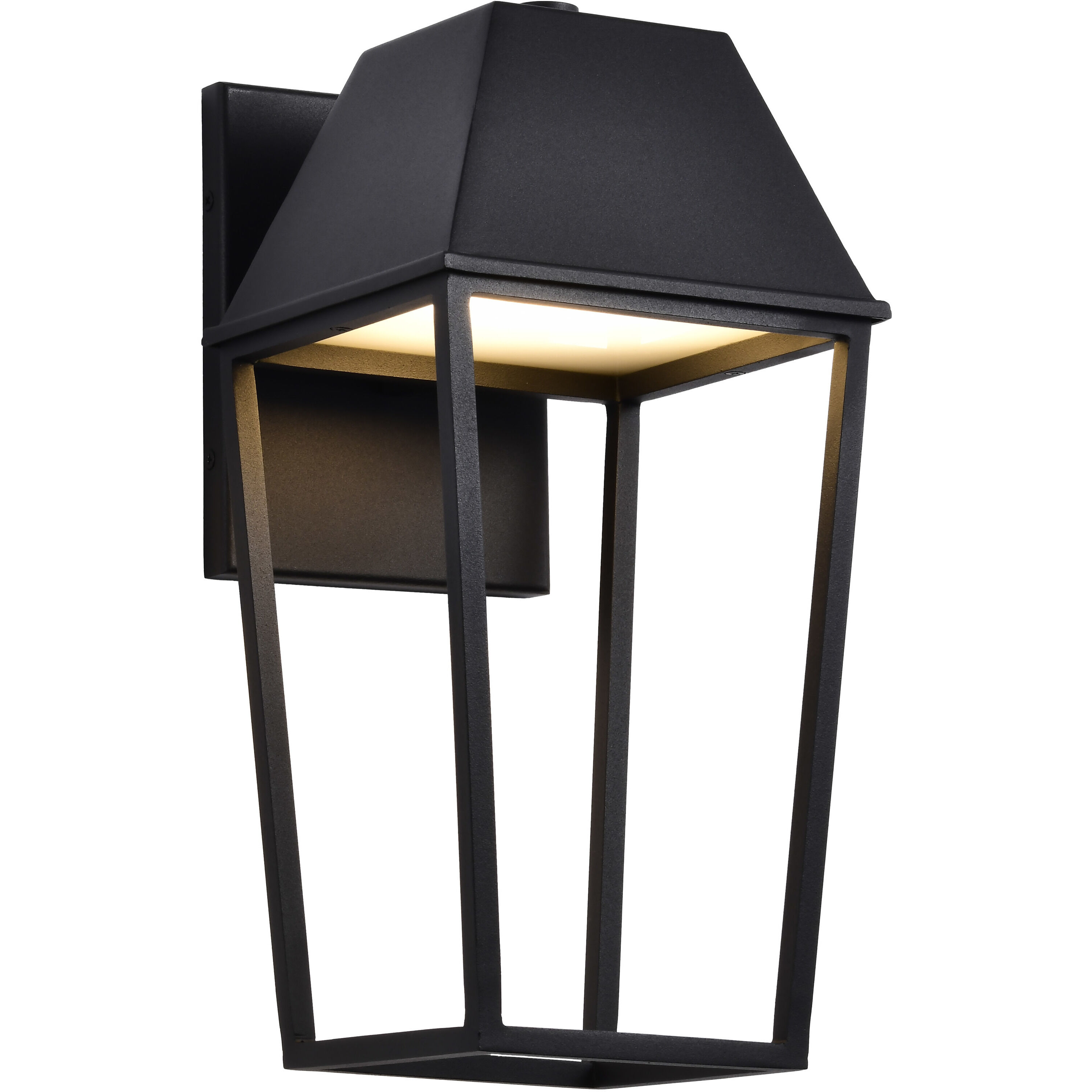 Colt LED 15.5 inch Matte Black Outdoor Wall Light