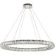 Asher LED 35.5 inch Polished Nickel Pendant Ceiling Light