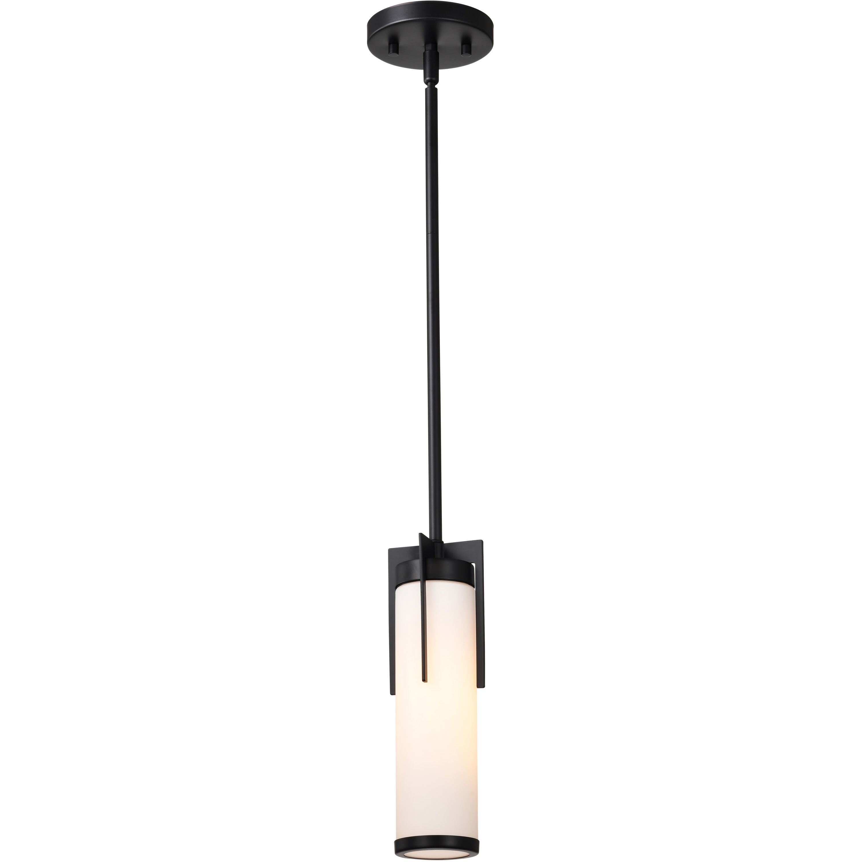 Roselle 3.75 inch Matte Black Pendant Ceiling Light
