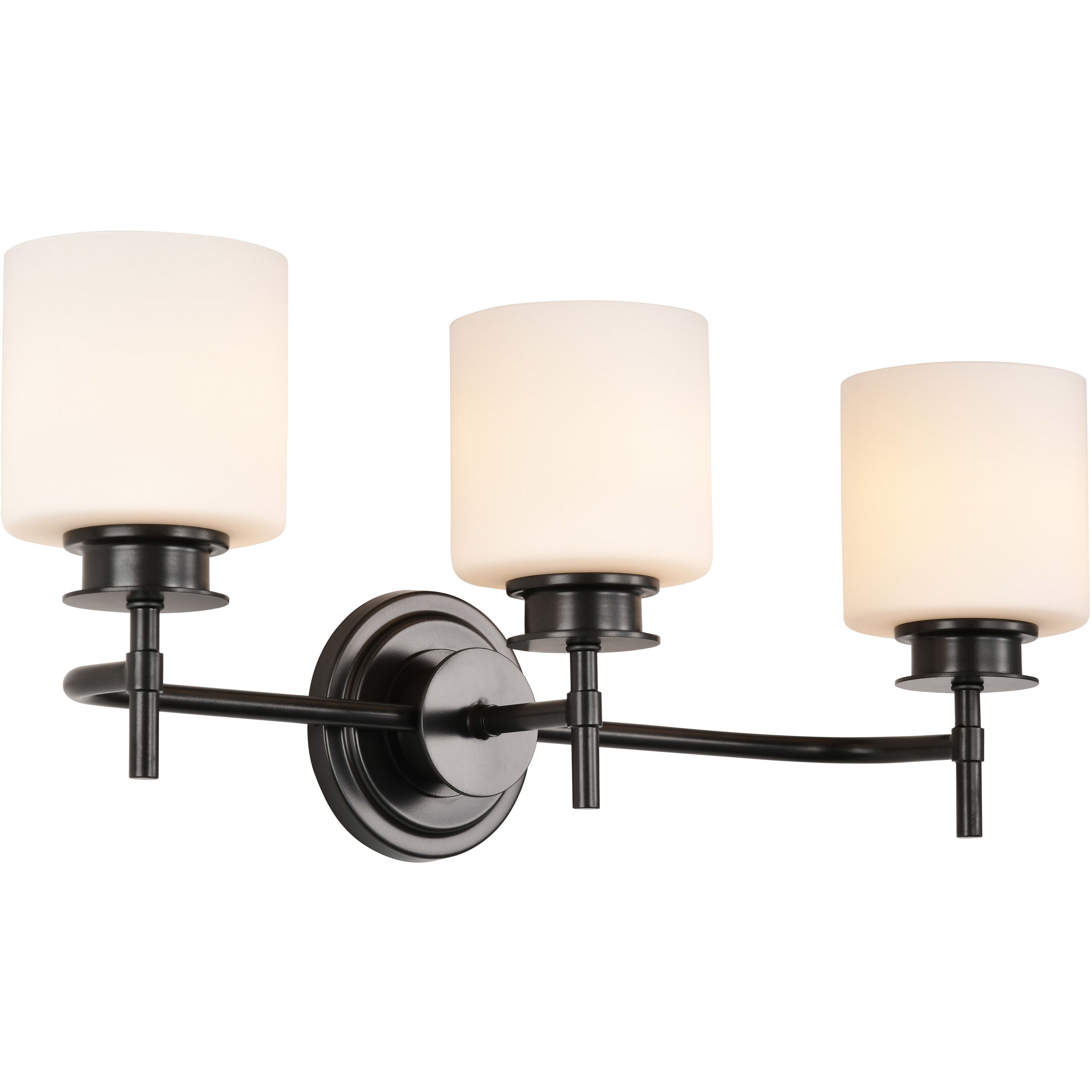 Warren 3 Light 24 inch Gun Metal Vanity Light Wall Light