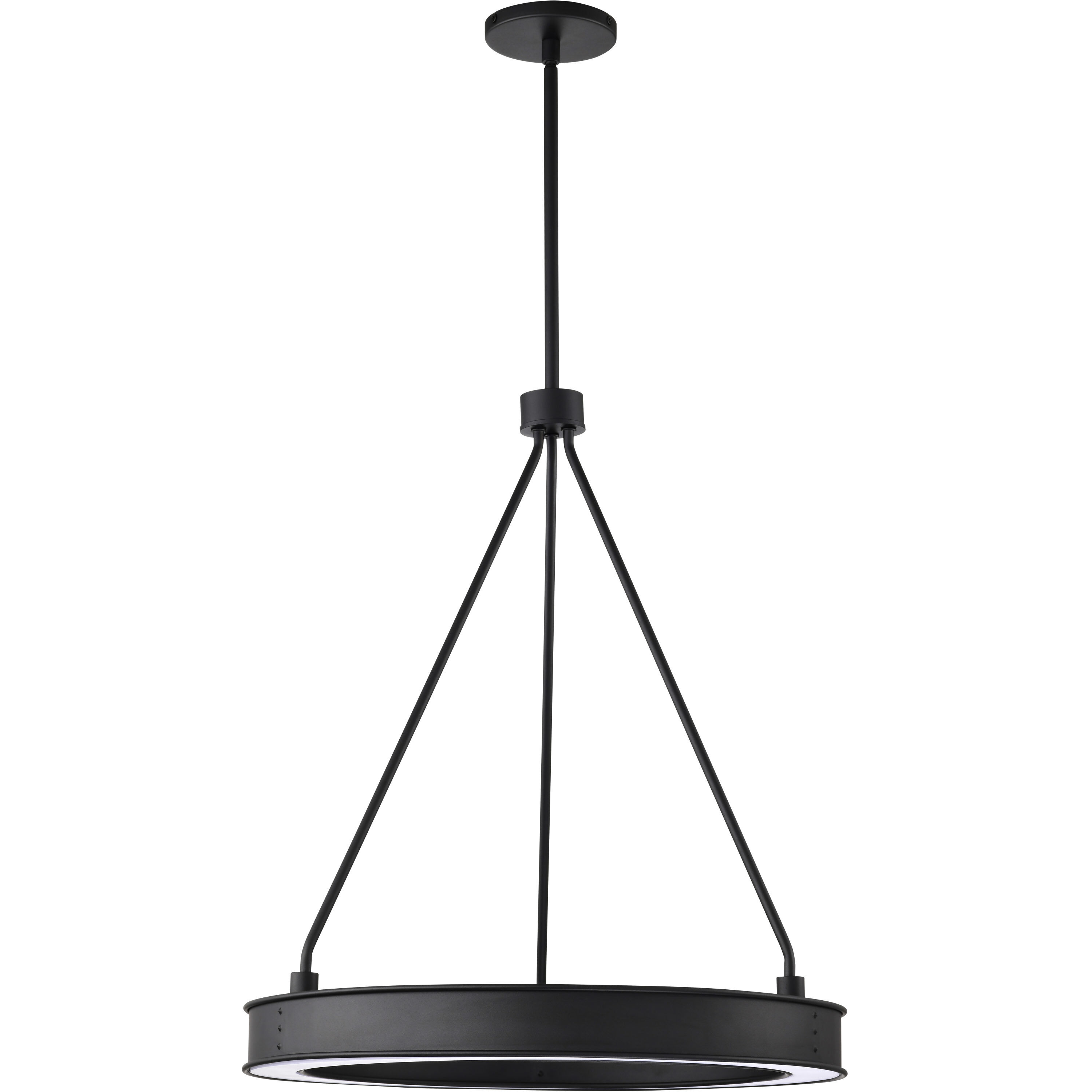 Longford LED 20.13 inch Textured Black Pendant Ceiling Light