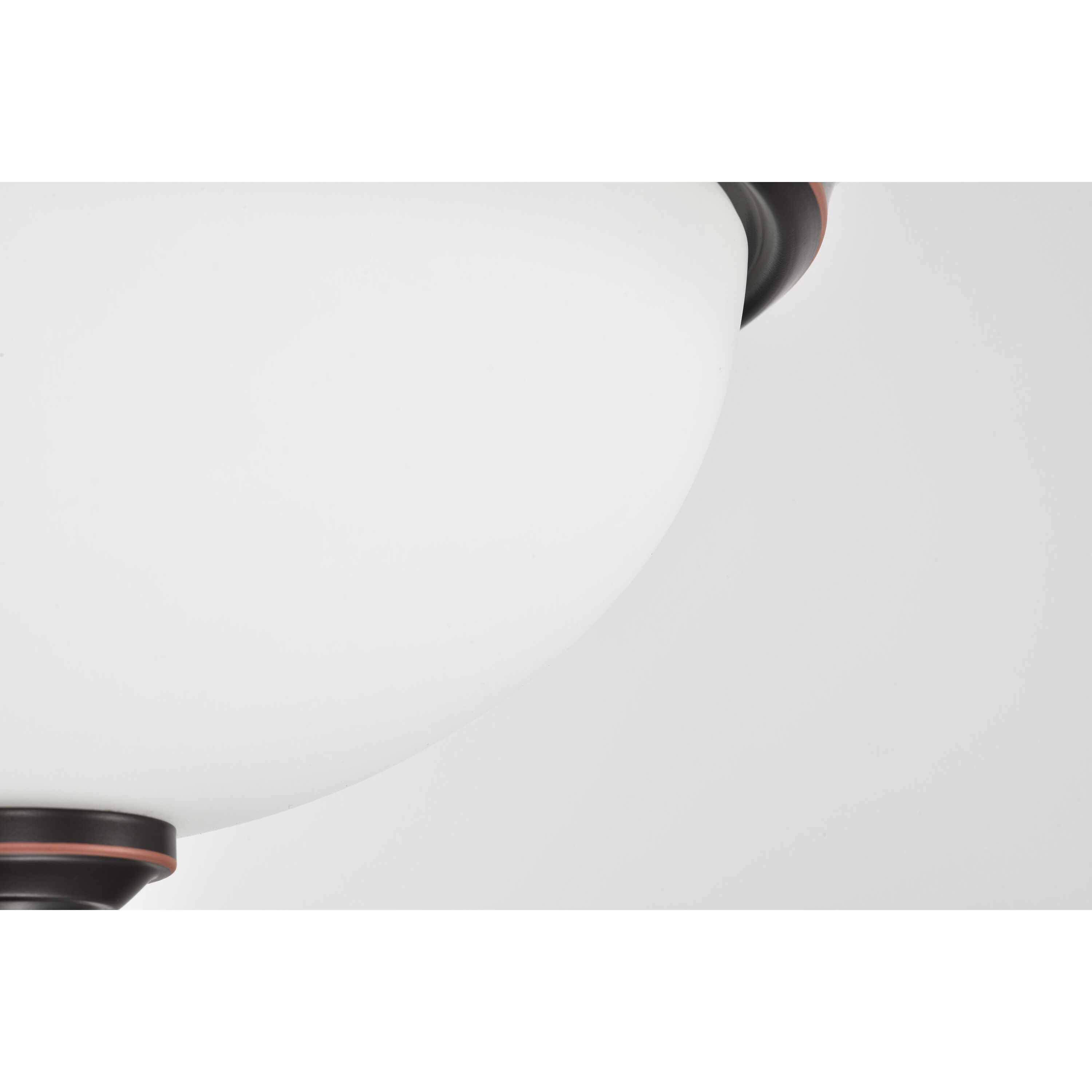 Brentwood LED 10.88 inch Mahogany Bronze LED Flush Mount Ceiling Light