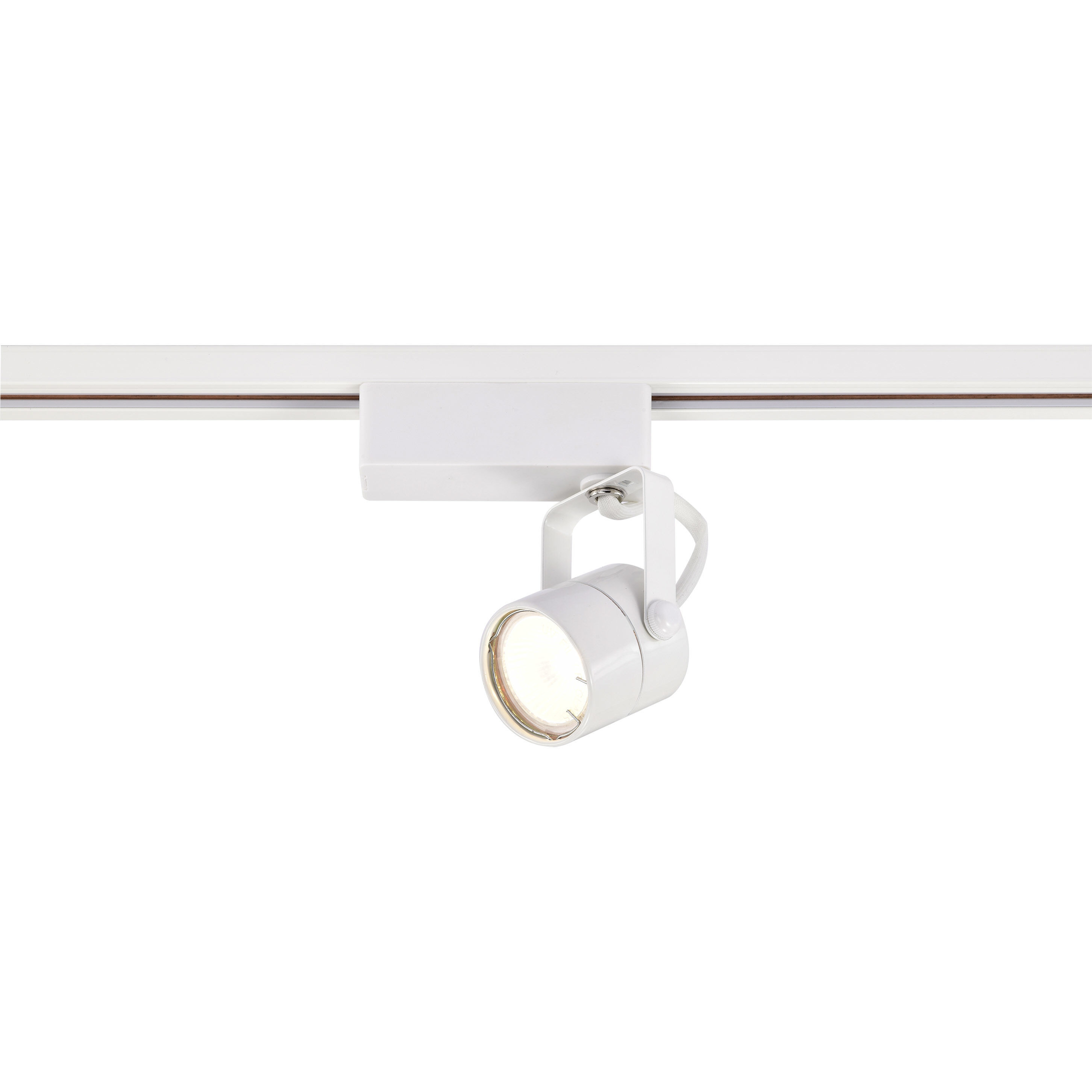 Brentwood 1 Light 12 White Track Lighting Ceiling Light, Round