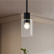 Clarksville 4 inch Matte Black Pendant Ceiling Light