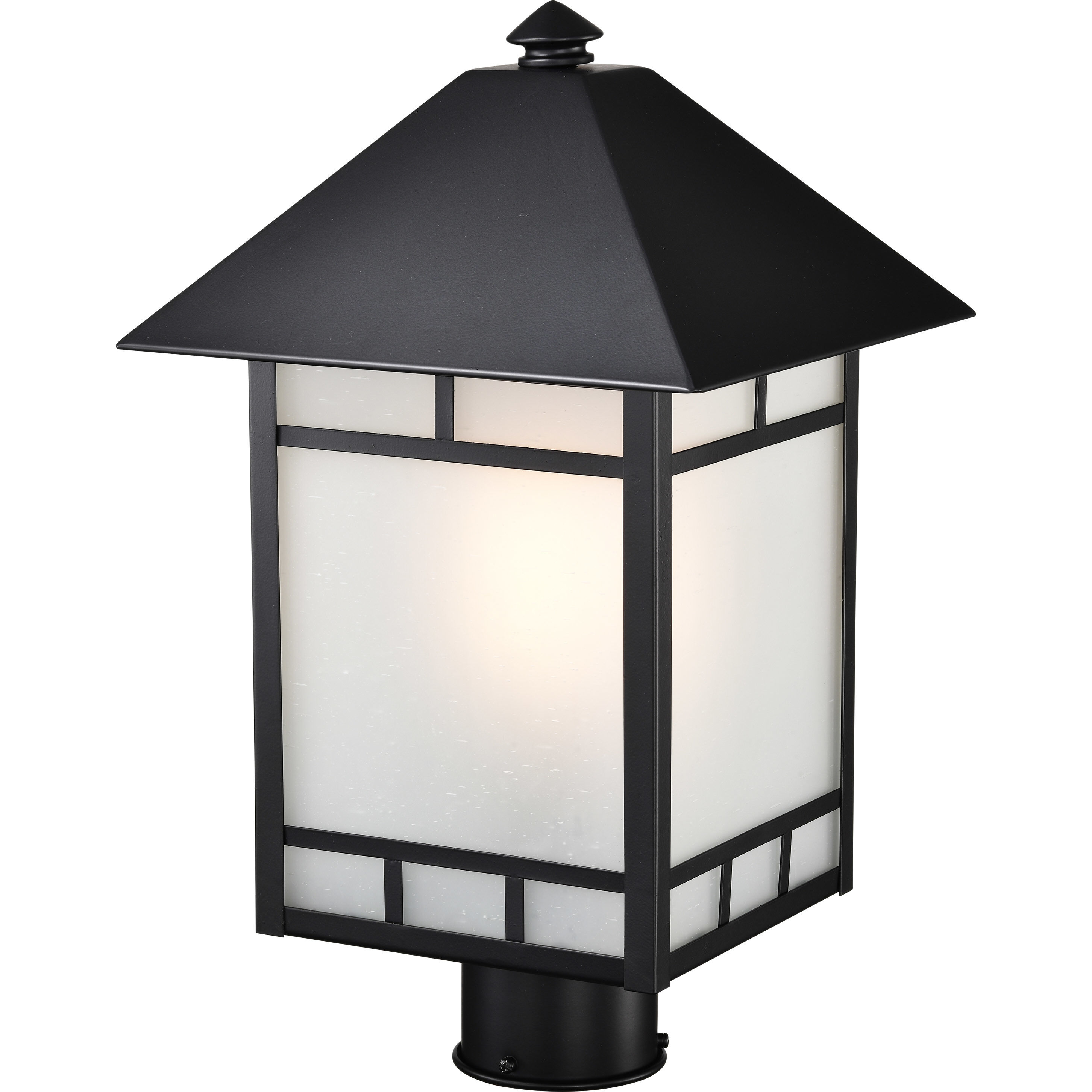 Drexel 1 Light 18 inch Stone Black Outdoor Post Light
