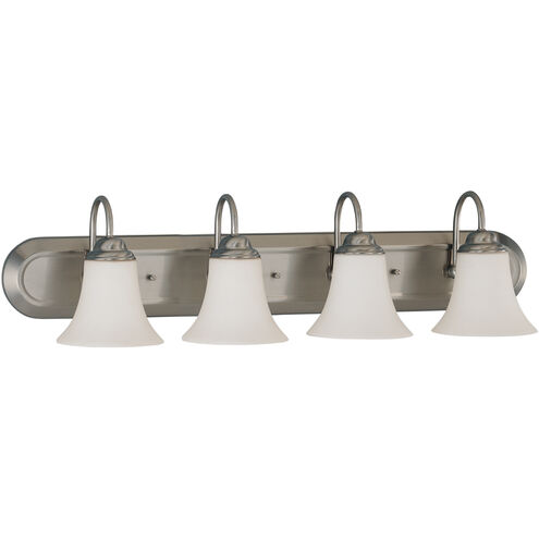 Dupont 4 Light 30 inch Brushed Nickel Vanity Light Wall Light