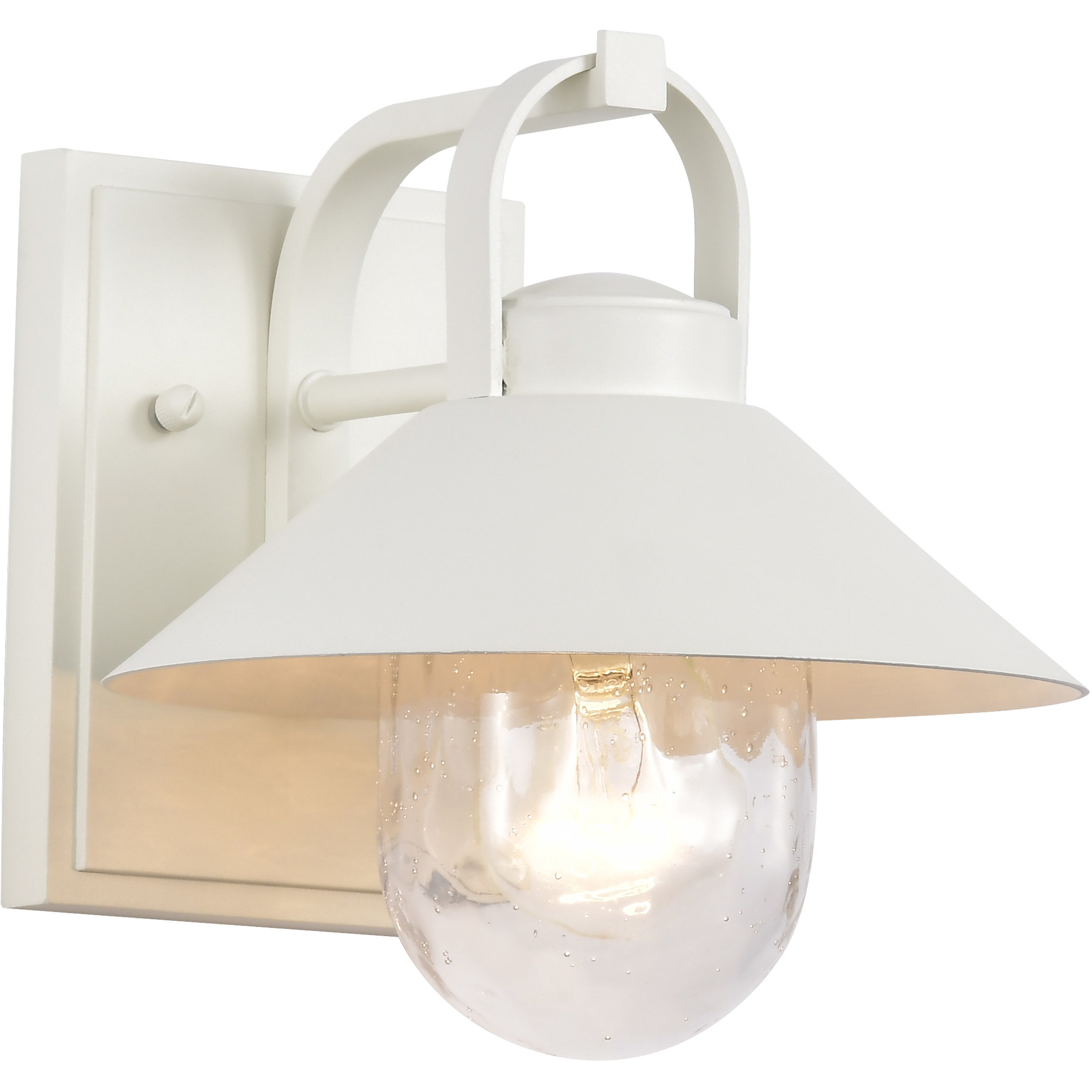 Ridge 8.13 inch White Outdoor Wall Light