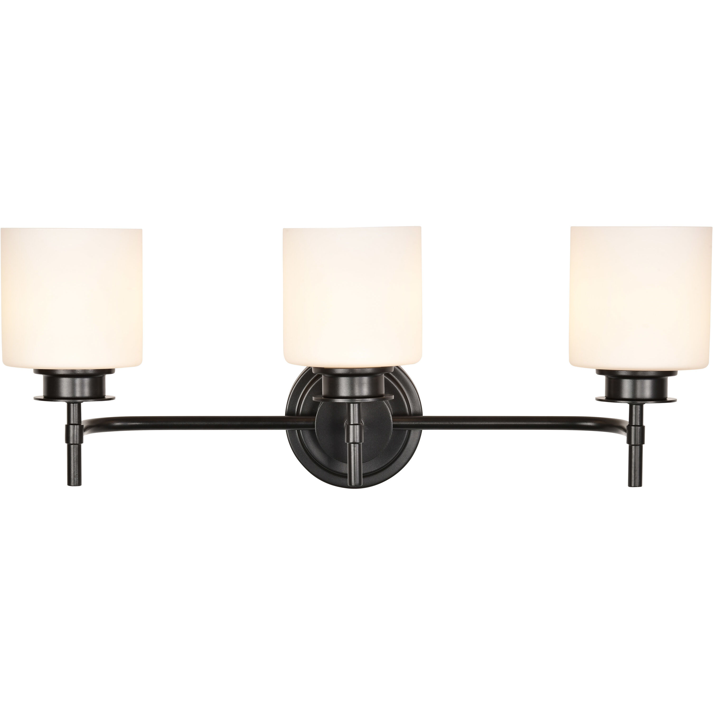 Warren 3 Light 24 inch Gun Metal Vanity Light Wall Light